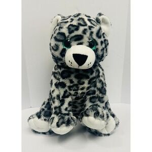 The Bear Factory Snow Leopard 12" Stuffed Animal Plush w Hidden Pocket 2001
